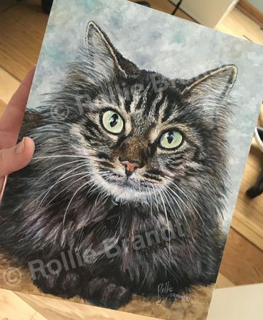 Commission painting 8" x 10"