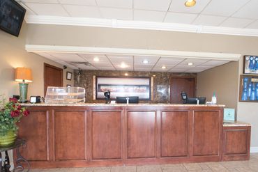 Northwest Inn lobby in Woodward, Oklahoma