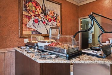 Northwest Inn breakfast area in Woodward, Oklahoma