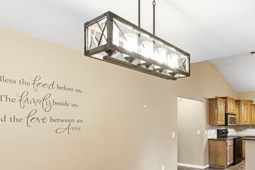 Open concept kitchen and dining area, home for sale, Elk City, OK