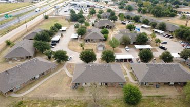 Aerial view of Red River Senior Village in Vernon, Texas