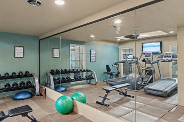 Fitness center at Northwest Inn hotel, Woodward, OK