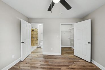 Bright living space at Red River Senior Village in Vernon, Texas
