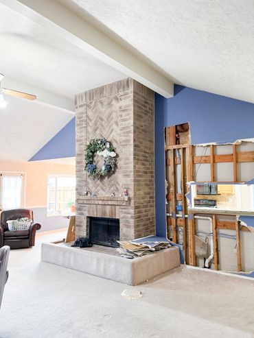 Remodel fire place