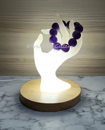 bracelet large amethyst