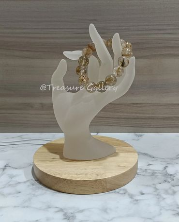 bracelet medium golden hair