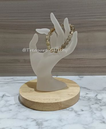 bracelet small golden hair