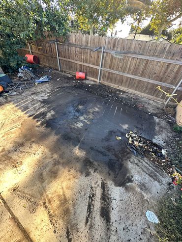 post hot tub removal