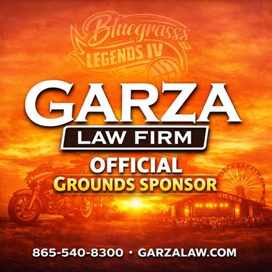 Garza Law Firm is the official grounds sponsor for Bluegrass Legends IV event.