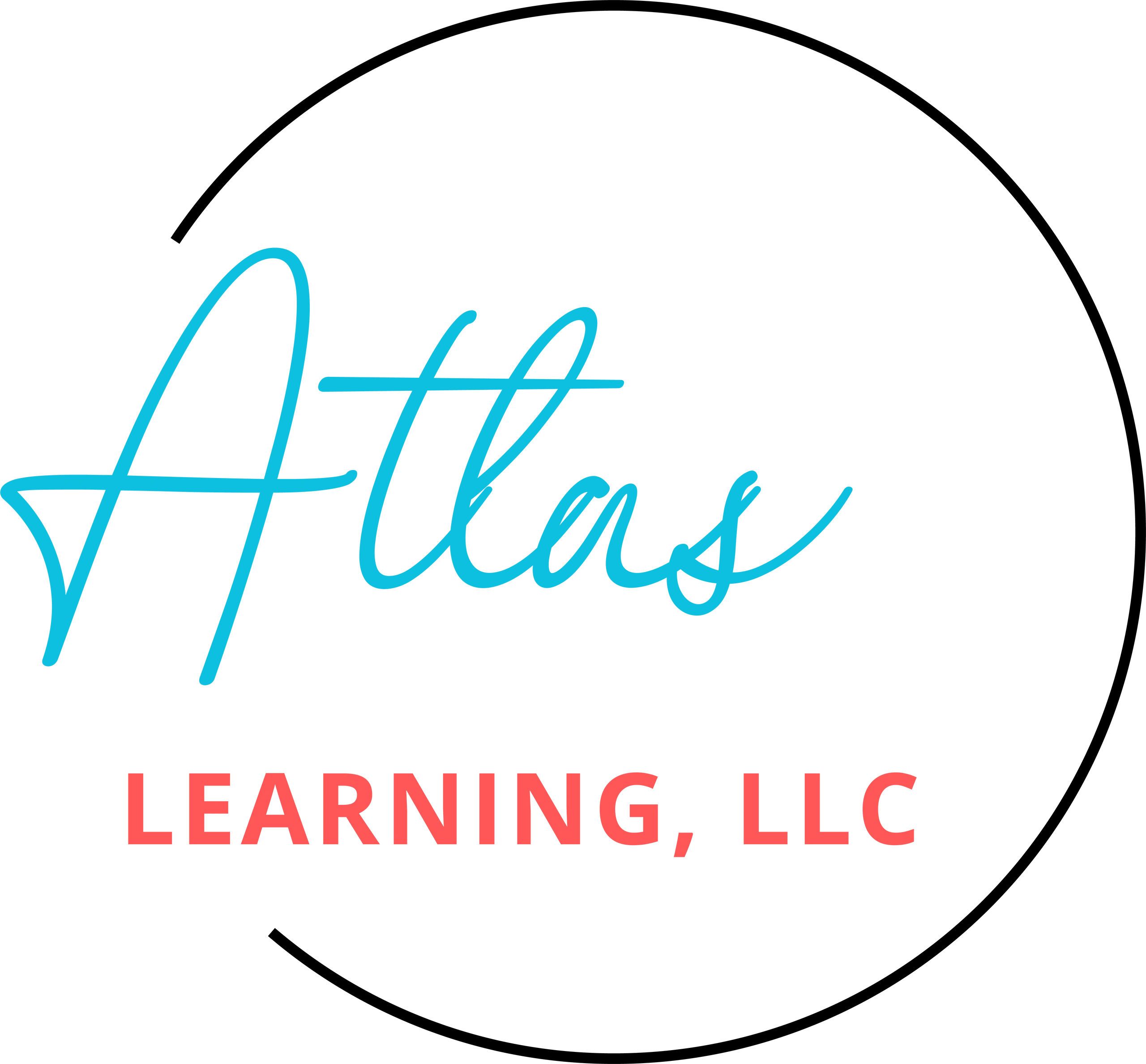 Logo of Atlas Learning, LLC with blue and red text.
