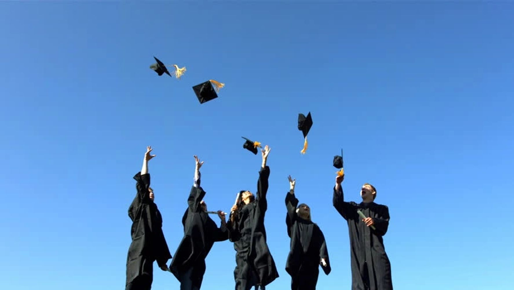 Graduation Day - Caps in the Air