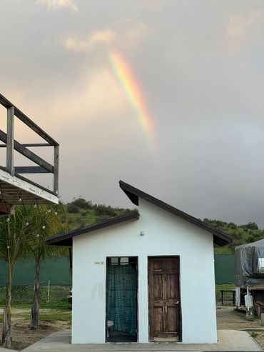 Rainbow over our beautiful ibogaine treatment centers