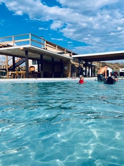 Saltwater pool at Iboga Treatment Center . our ibogaine centers In Mexico are a place to reset
