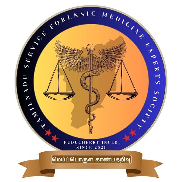 Logo of Tamilnadu Service Forensic Medicine Experts Society.