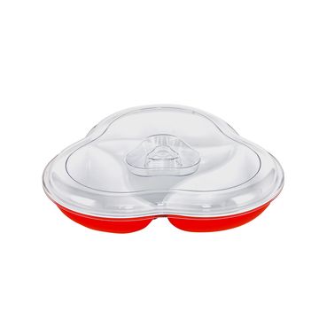 Double Colored 4 Compartment Breakfast