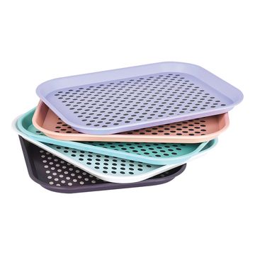 Non-Slip Double Colored Tray