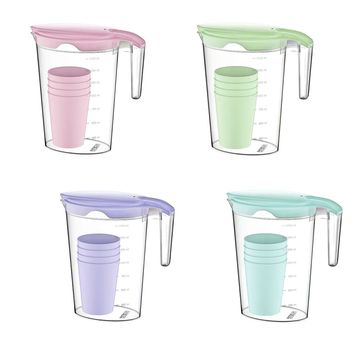 Pınar Jug + 4 Glasses