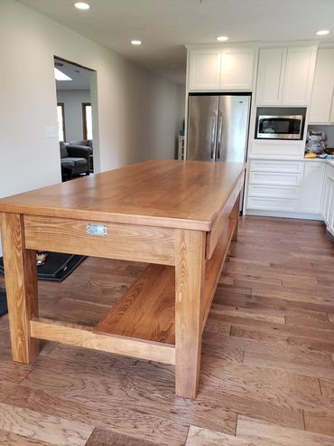custom made kitchen island