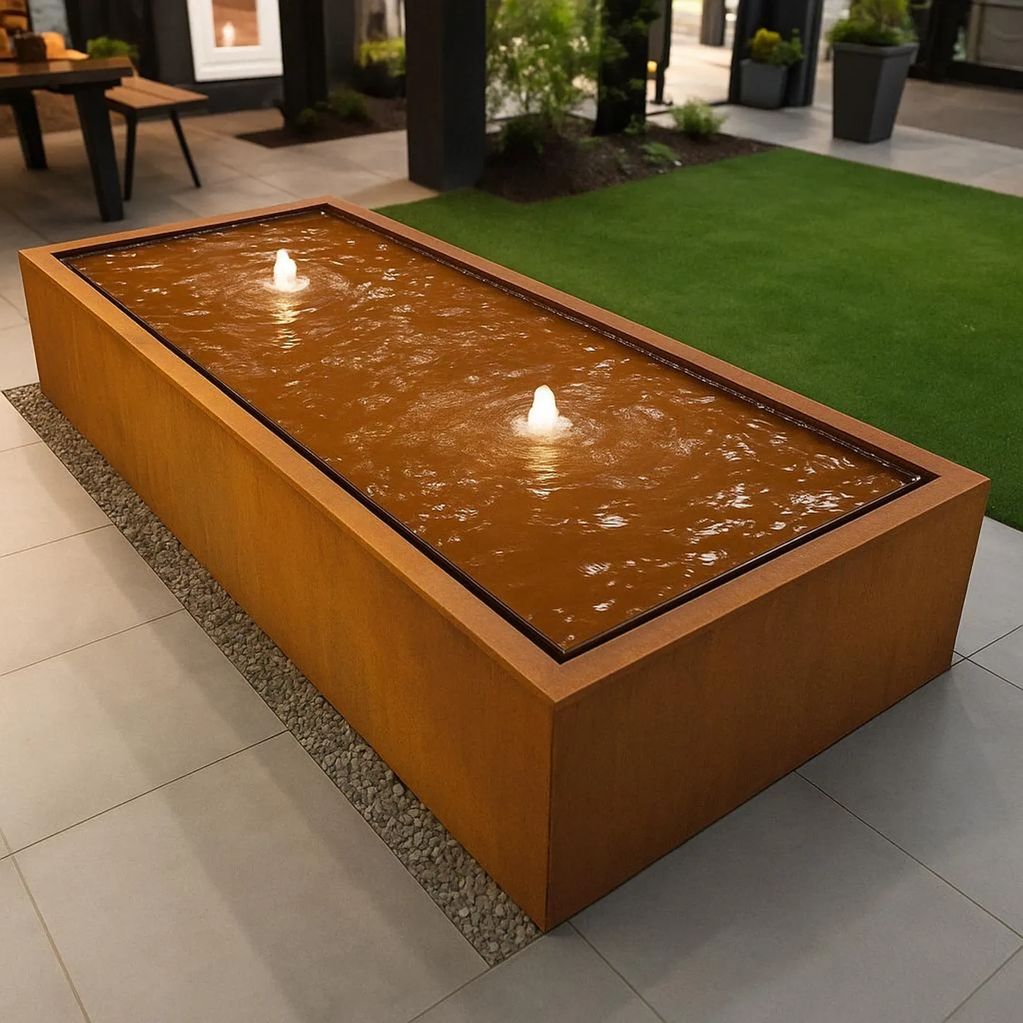Corten water Feature | Rectangle