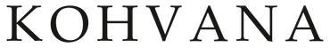 Logo displaying the word "KOHVANA" in black serif font.