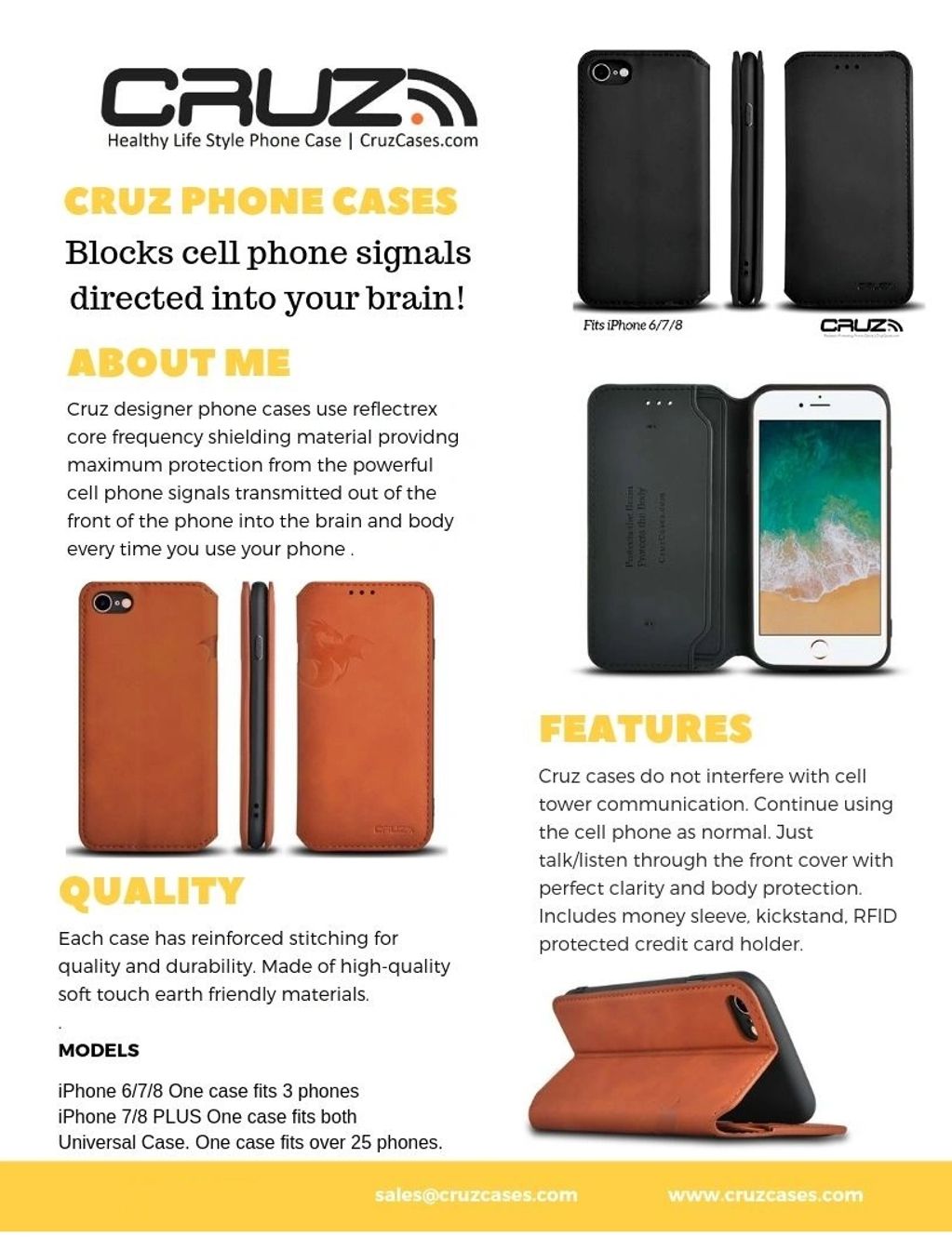 in 2010 designed a phone case that effectively blocked the powerful radio signals directed into the