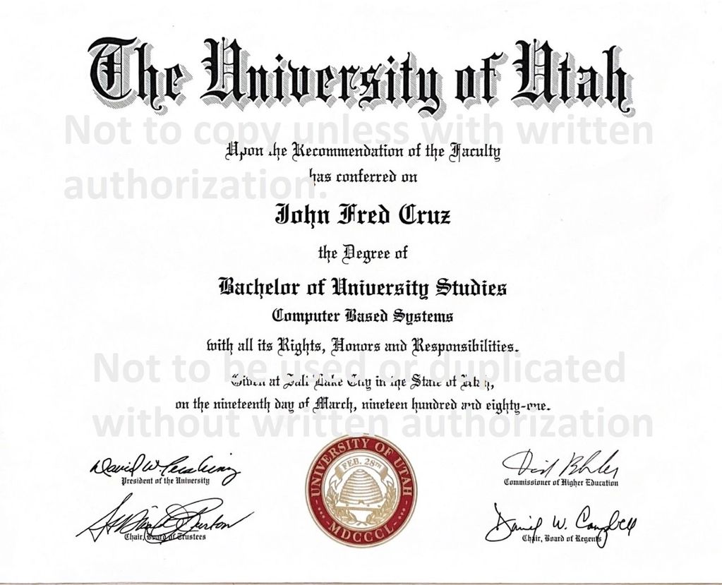 John's B.U.S. degree Analysis of Computer Based Systems combining disciplines bridging business mana