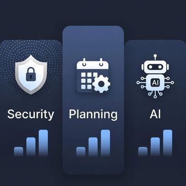 IT managed services Security, Planning, AI