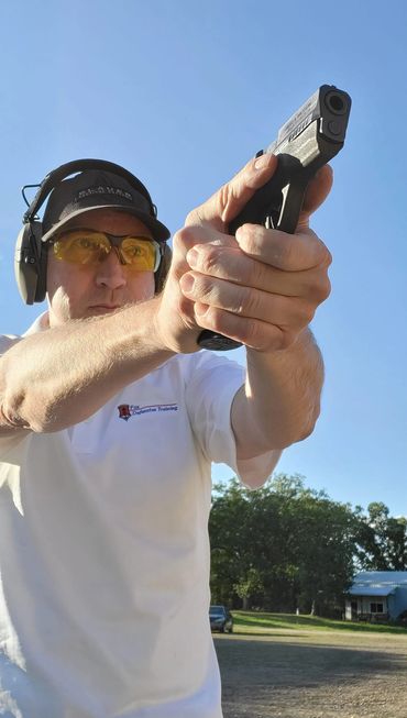 Defensive shooting skills with a pistol includes the importance of effective practice with Instincti