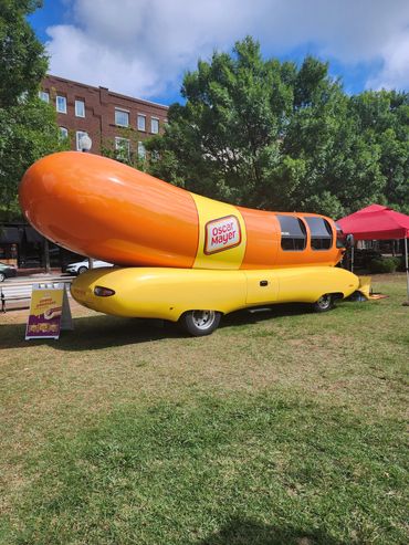 The Providence Market {Oscar Meyer) stopped by the market.