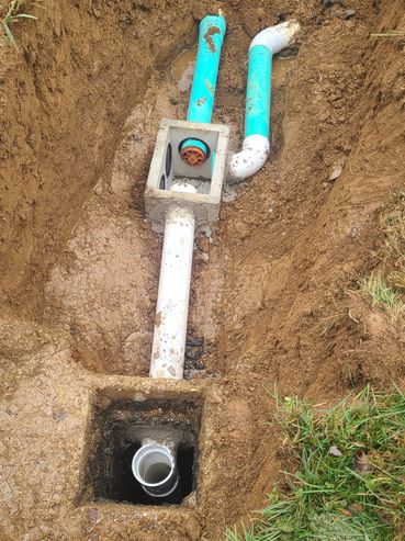 Customer experienced backups, we replaced the outlet pipe and baffle as well as dbox.