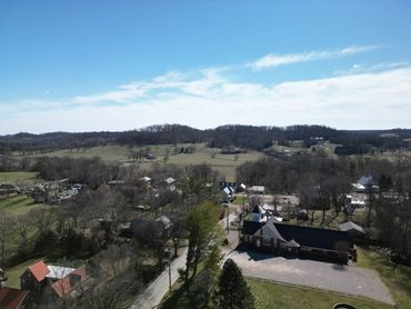 Photo of a town from the air