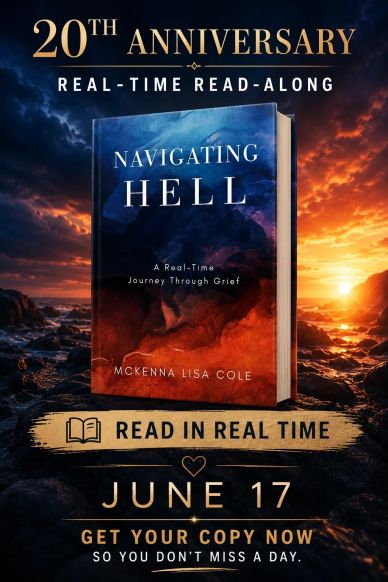 20th anniversary read-along for Navigating Hell by McKenna Lisa Cole.