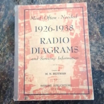 1926-1938 Radio Diagrams and servicing Information