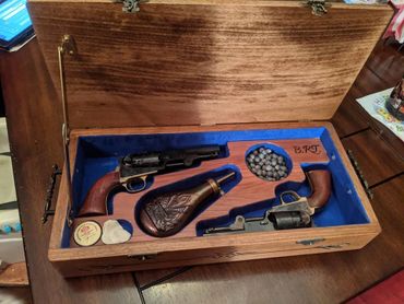 custom woodworking gun case