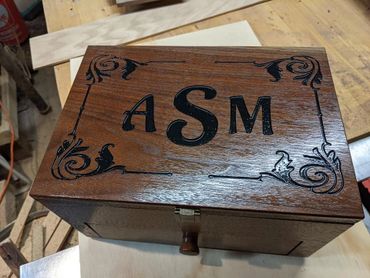 custom woodworking jewelry or trinket box