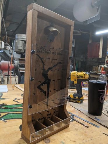 Custom wood plink board