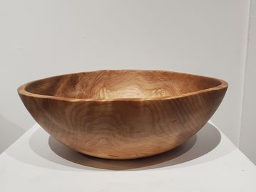 Wood bowl by Terry Lawrence.