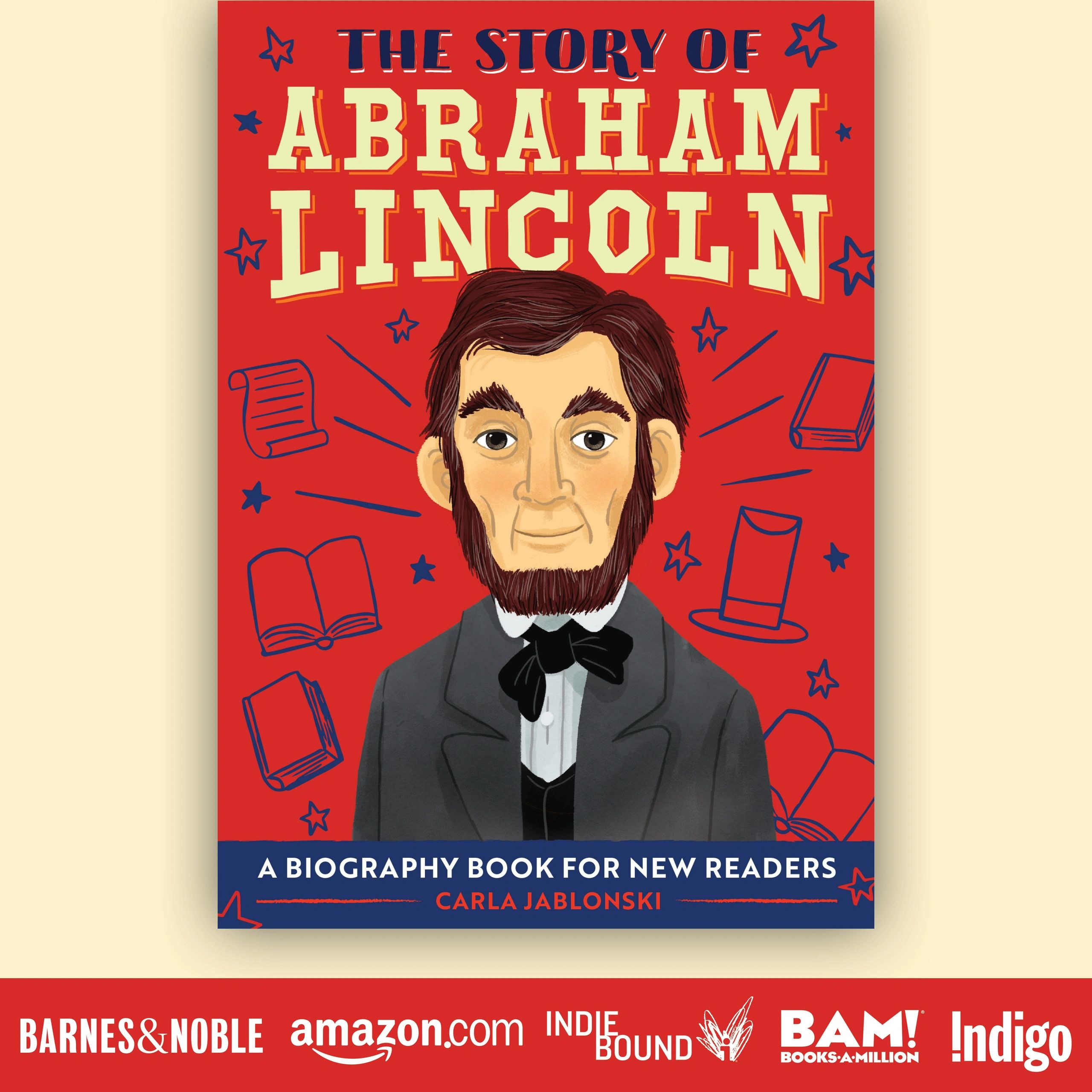 Cover of biography of Abraham Lincoln for 2nd graders