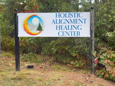Holistic Alignment Healing Center sign