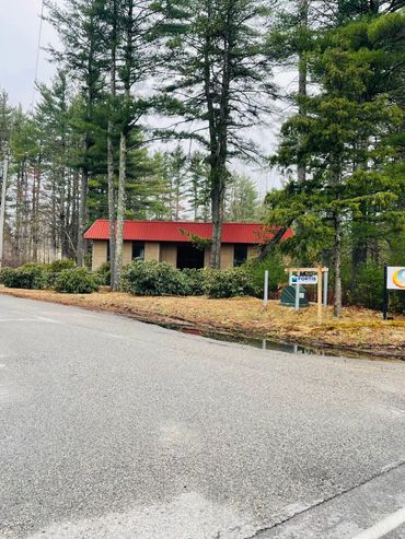 View of the road to the Holistic Alignment Healing Center in Somersworth, NH