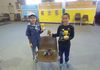 We won first place in our age groups for the Cub Scouts Lego Derby!