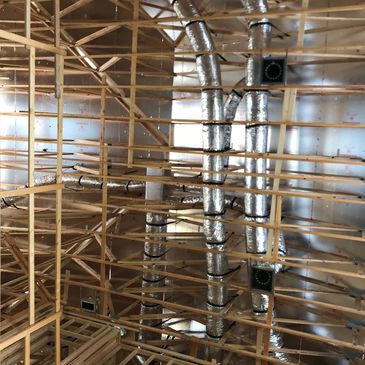 New construction ductwork
