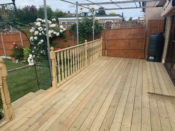 Complete home outdoor deck