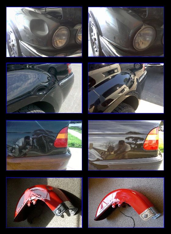 PDR Mobile Paintless Dent & Ding Repair Before and After photos
