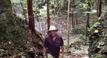 Geoffrey Wawro explores Peleliu island with National Geographic Channel.