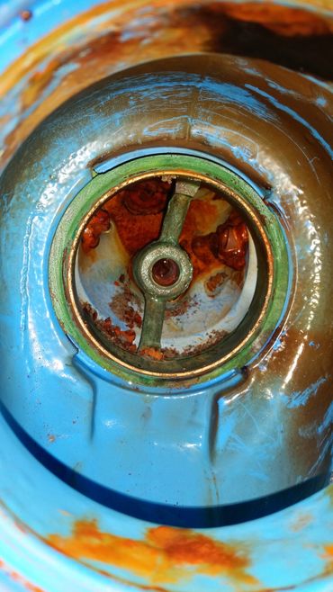 Inside of a backflow preventer
