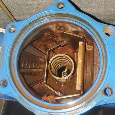 Backflow preventer failed and now we are rebuilding it