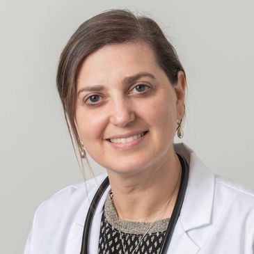 Portrait of a female doctor smiling.