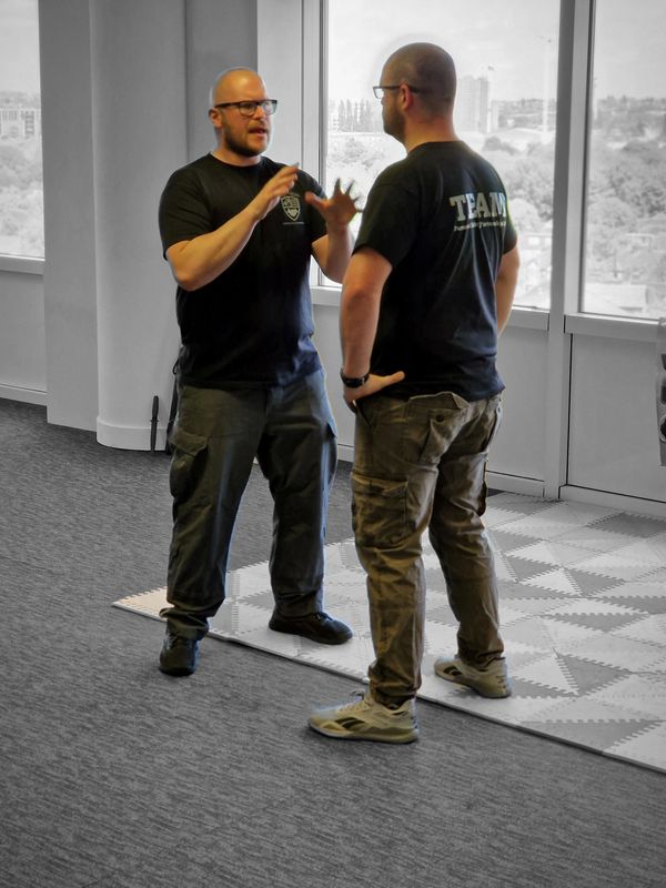 De-escalation of situations is better than a physical response