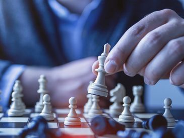 A man playing the Chase